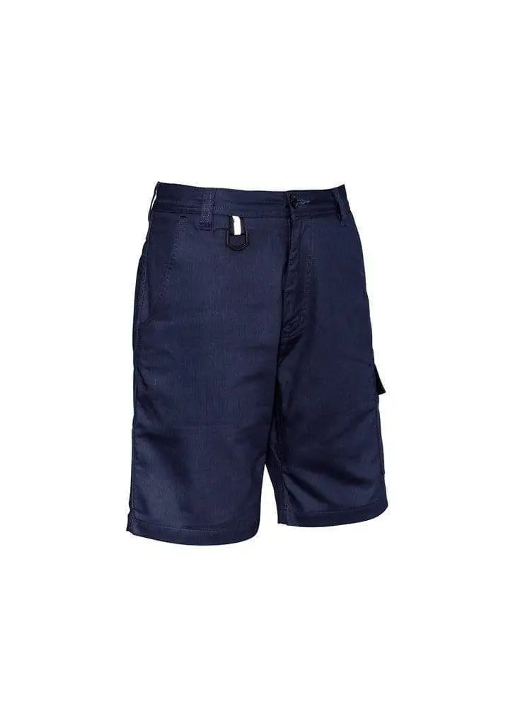 SYZMIK Men’s Rugged Cooling Vented Shorts ZS505 Work Wear Syzmik Navy 72